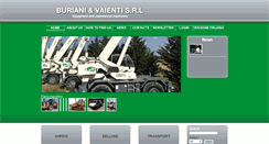 Desktop Screenshot of burianivaienti.it