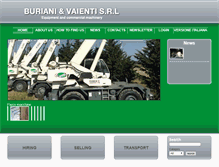 Tablet Screenshot of burianivaienti.it